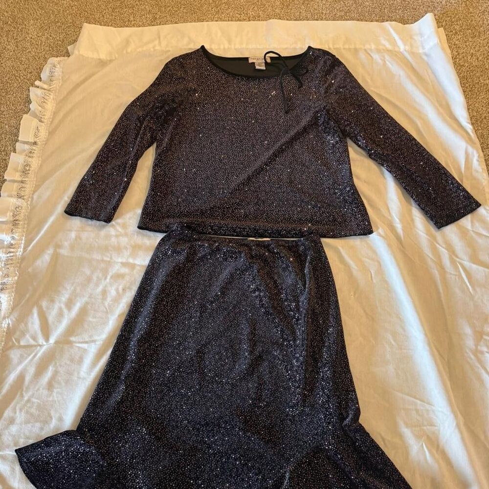 Notations Women's Navy and Black Dress